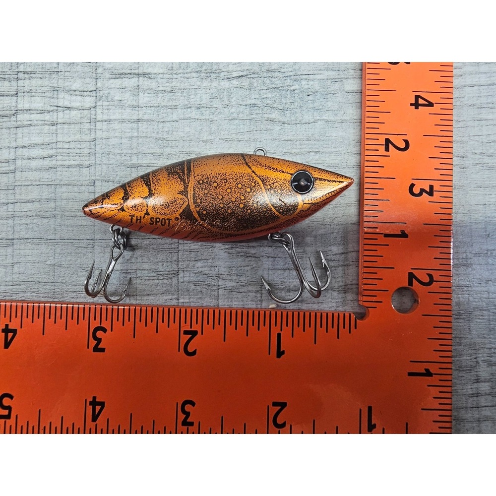 Vintage Cotton Cordell Super Spot Lipless Crankbait 3" 1/2 oz Copper Craw Bass L